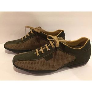 Dorsi O fashion sneakers olive brown 41 fit 9.5-10